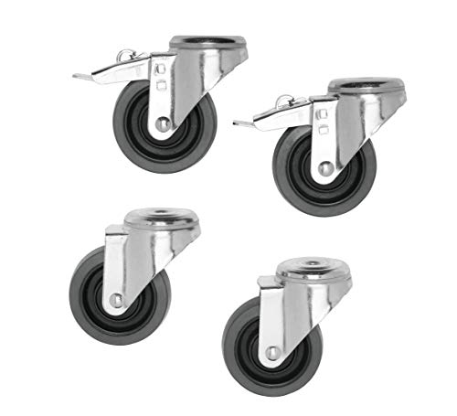 Wheels Heavy Duty Silver/Black