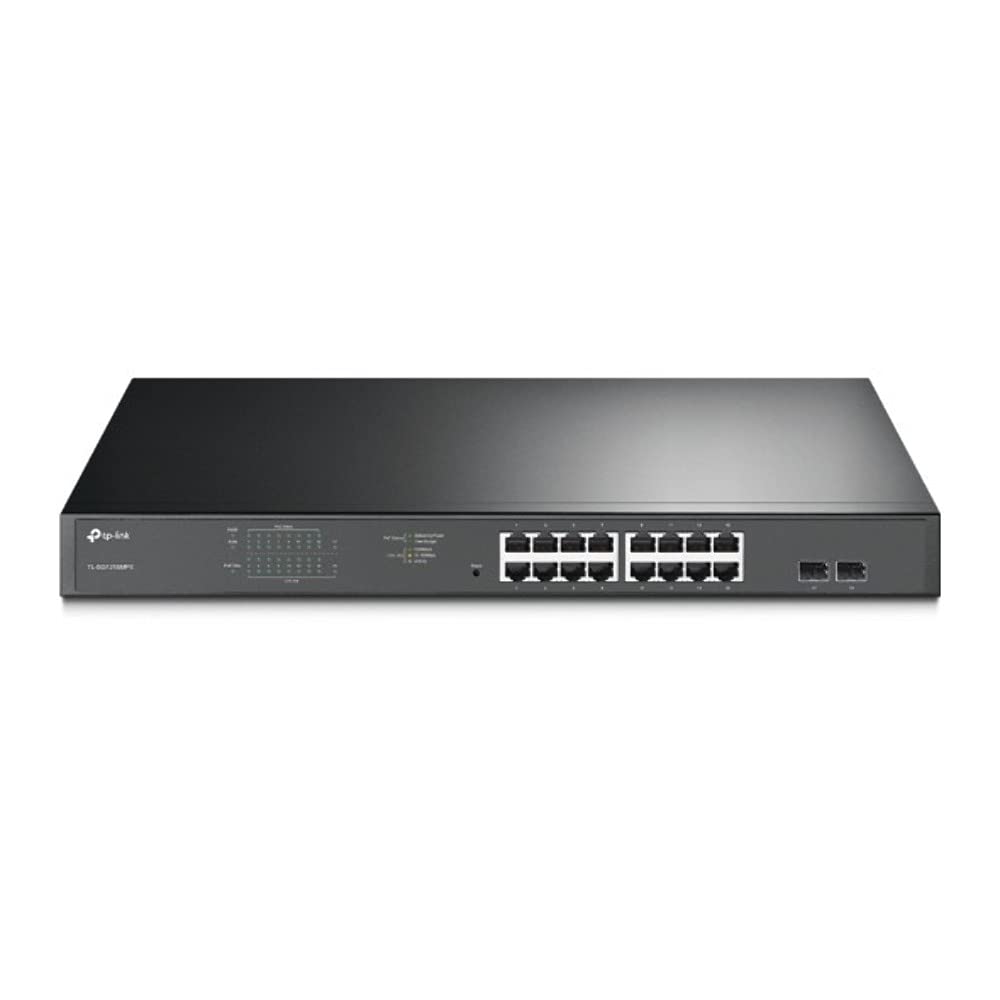 TP-Link TL-SG1218MPE Switch 16P Gigabit PoE+192W & 2 SFP