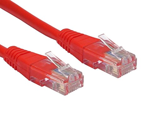 Cordon RJ45 catégorie 6 U/UTP rouge CCA - 5 m