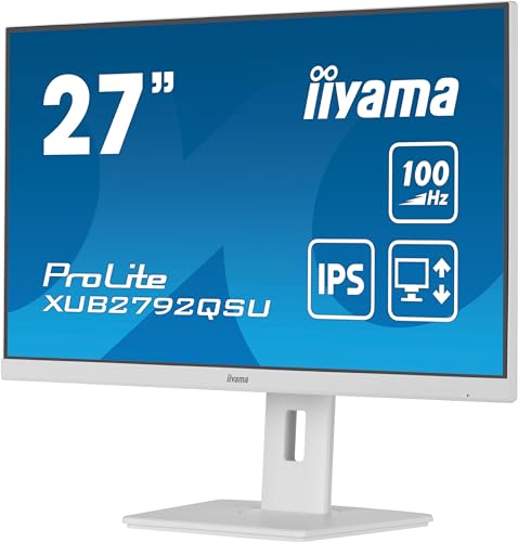 IIYAMA- Ecran bureautique 27   XUB2792QSU-W6 Blanc