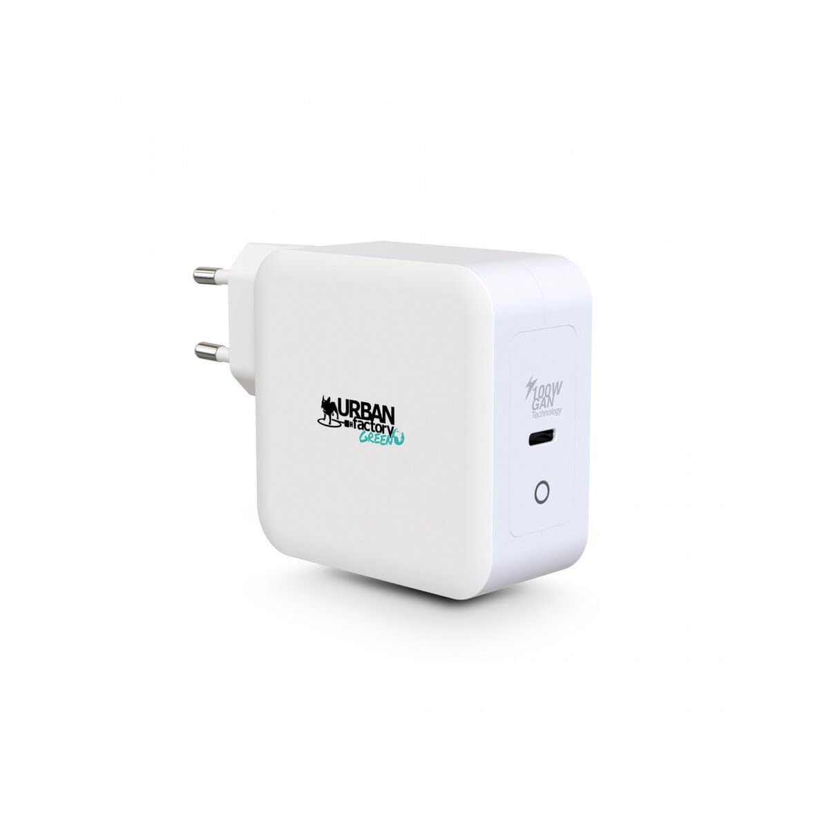 URBAN FACTORY Chargeur secteur GaN USB-C Eco 100W