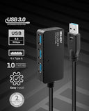 LINDY Rallonge active USB 3.0 Pro 10m avec Hub 4 ports