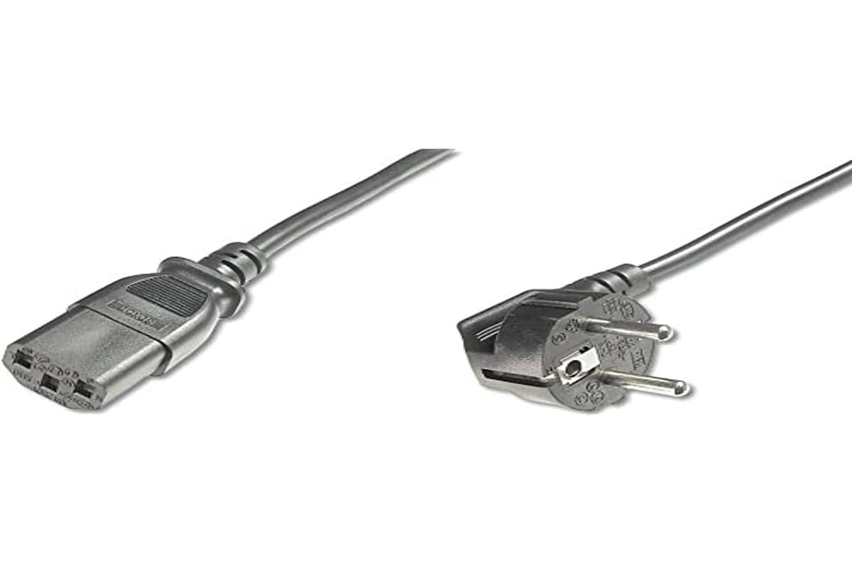 Digitus AK-440100-025-S câble électrique Noir 2,5 m CEE7/7 IEC C13