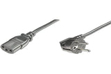 Digitus AK-440100-025-S câble électrique Noir 2,5 m CEE7/7 IEC C13