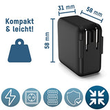 CHARGEUR SECTEUR 2 PORTS USB MULTI-PAYS DONT 1 PORT USB TYPE-C PD 30 W