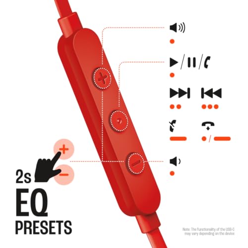 JBL Tune 305 C - Rouge