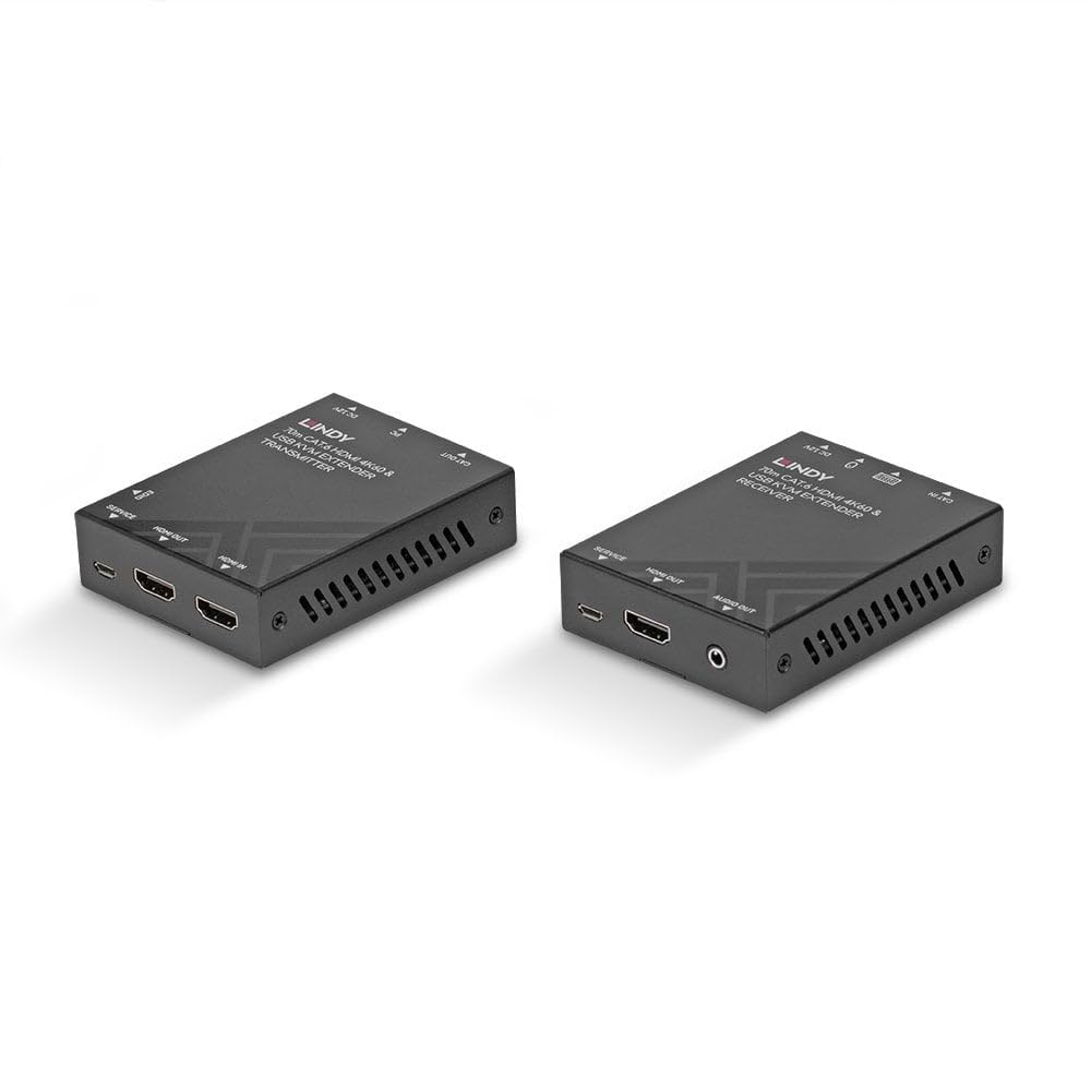 LINDY 70m Cat.6 HDMI 4K60 & USB KVM Extender