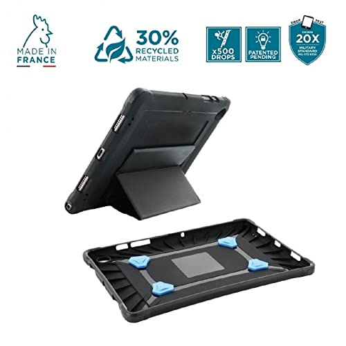 MOBILIS Coque avec Trépied + Patte de saisie Protech pour IPad 10.2  - Noir