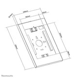 NEOMOUNTS WL15-650WH1 Support mural pour tablette 9.7-11p - verrouillable