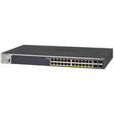 NETGEAR GS728TPP Switch Niv.2 24 ports Gigabit PoE+ 483W + 4SFP