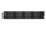 QNAP TS-1283XU-RP-E2124-8G 12-Bay NAS E-2124 8Go DDR4 12x2.5p/3.5p SATA HDD/SSD 4 GigaLan 2x10GbE SFP