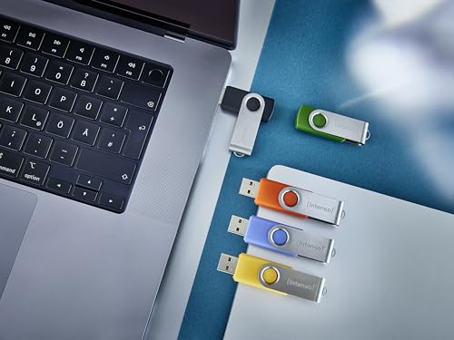 INTENSO Clé USB 2.0 Basic Line - Pack de 10 x 8 Go