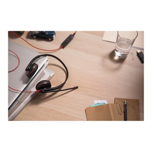 HP Poly Blackwire 3225 Stereo USB-A Headset Avec fil Arceau Bureau/Centre d'appels USB Type-A Noir