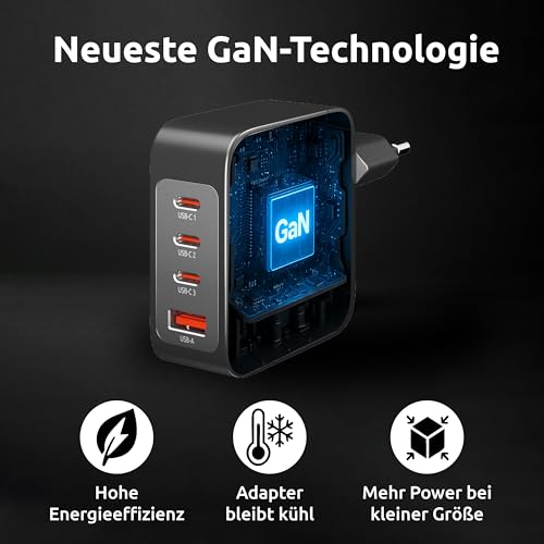 CHARGEUR SECTEUR USB TYPE C 140 W AVEC CORDON 2,0 M