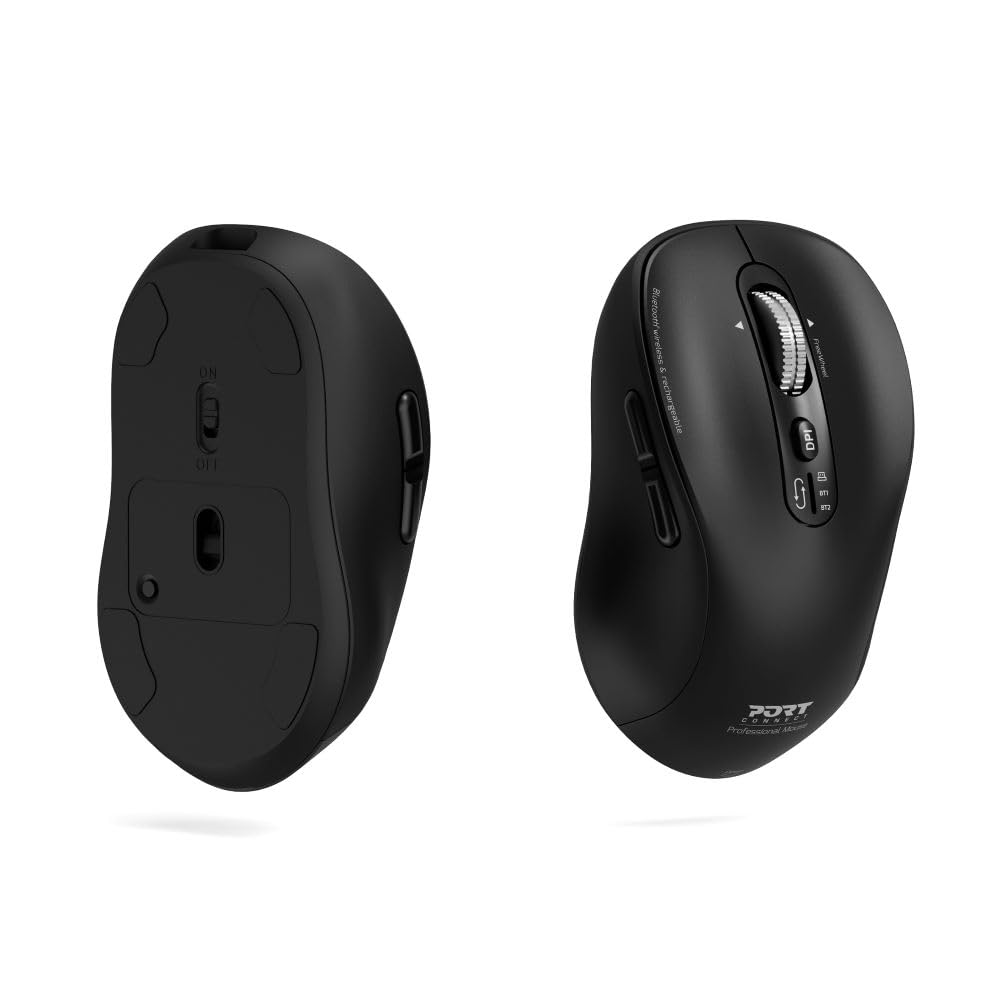 PORT DESIGNS Mouse Rechargeable Bluetooth Combo Pro Type C