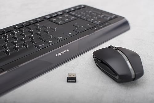 CHERRY Pack clavier & souris GENTIX DESKTOP sans fil noir