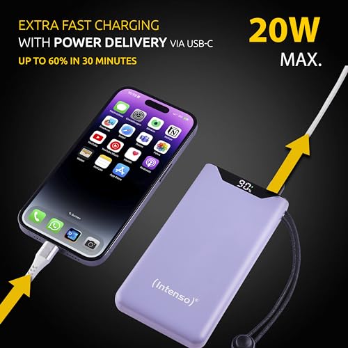 INTENSO Powerbank F10000, Power Delivery et Quick Charge, vi