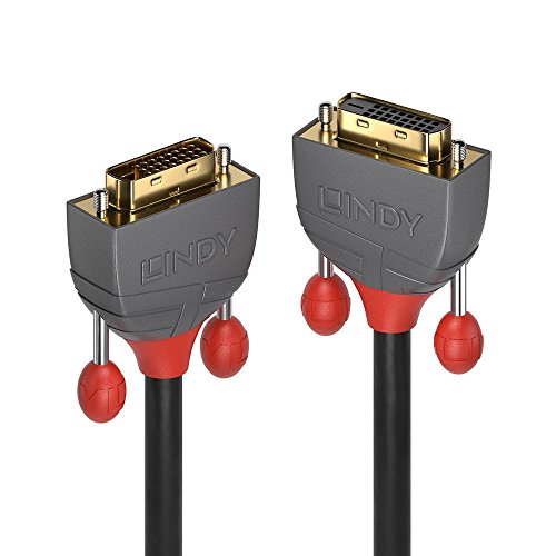 LINDY 2m DVI-D Dual Link Extension Cable Anthra Line DVI-D Dual Link Male to Female