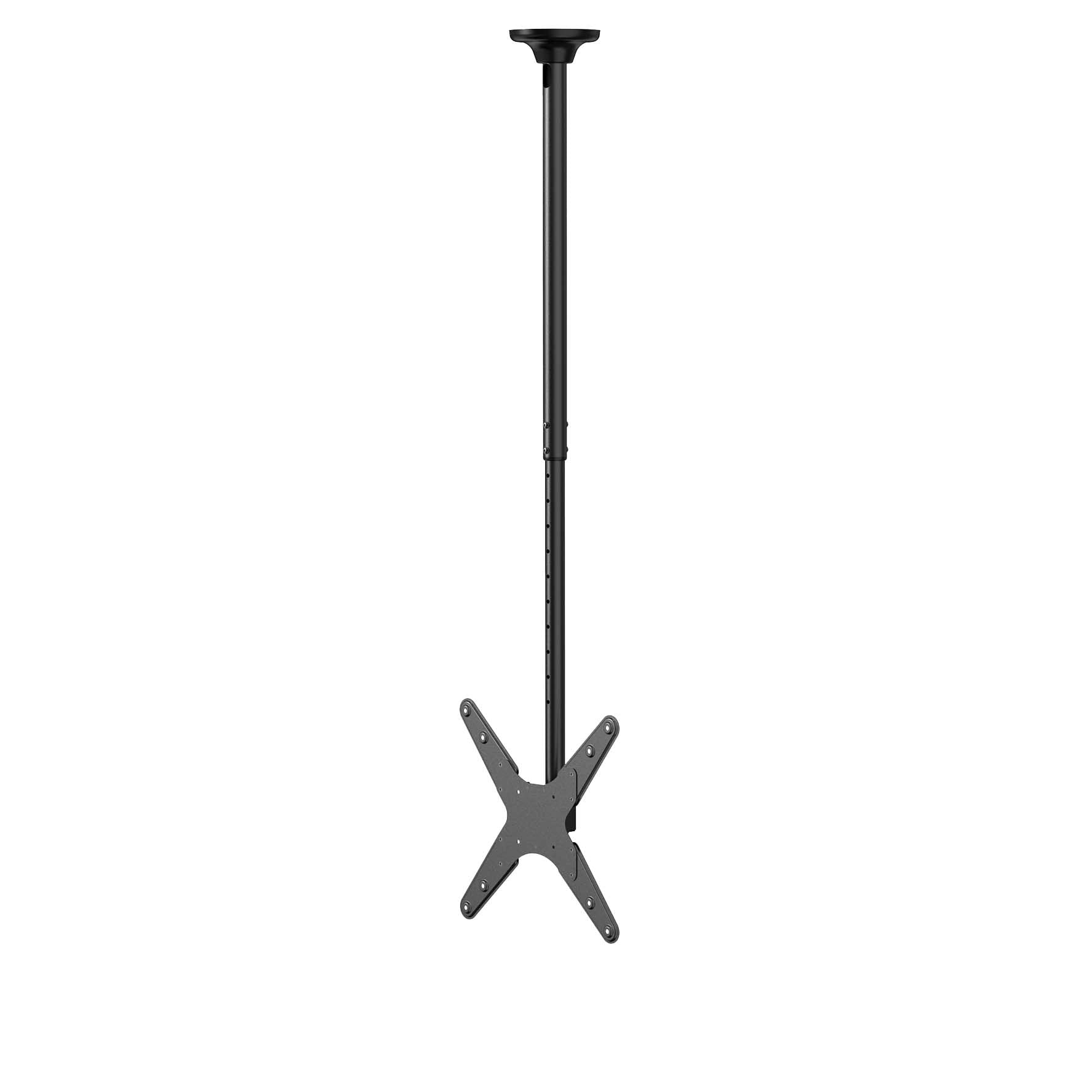 NEOMOUNTS FPMA-C340BLACK Support de plafond pour écran de 32-75p - h 106-156 cm