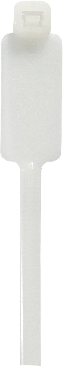 Lien serre-câbles avec porte-étiquette 28 x 13 mm - 10 pcs - 270 x 4,6 mm