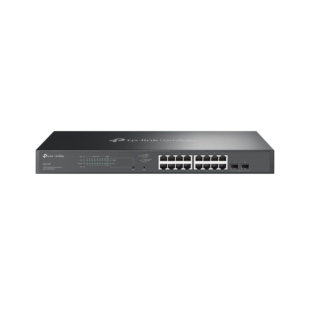 TP-Link JetStream TL-SG2218P commutateur réseau Géré L2/L2+ Gigabit Ethernet (10/100/1000) Connexion Ethernet, supportant l'alimentation via ce port (PoE) 1U No
