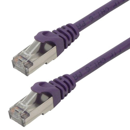 MCL FCC6BM-1M/VI - Câble réseau RJ45 cuivre CAT 6 F/UTP - 1m Violet