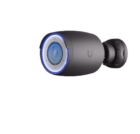 Ubiquiti UVC-AI-Pro Caméra PoE 4K intérieure/extérieure avec zoom optique 3x et capacités de détection intelligente a longue distance.