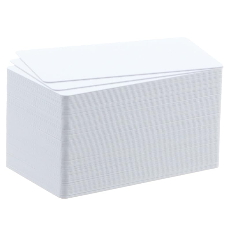 PVC White Card 100 unit 0.50mm PACK