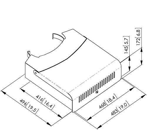 PFA 9052/Accessory tray with safety lock
