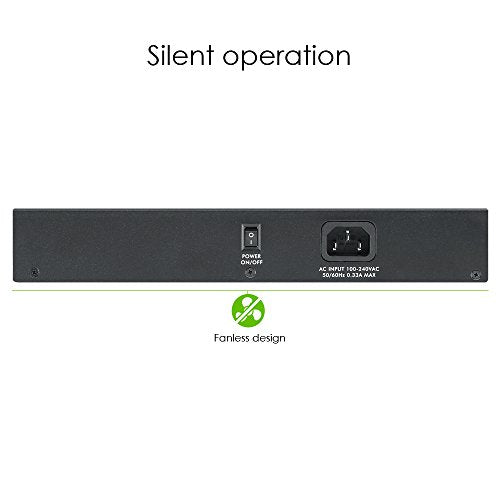 Zyxel GS1100-24E Non-géré Gigabit Ethernet (10/100/1000) Noir