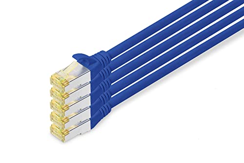 Digitus DK-1644-A-010/B câble de réseau Bleu 1 m Cat6a S/FTP (S-STP)