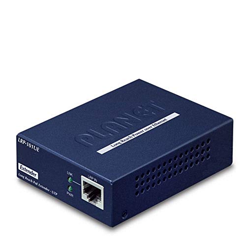 PLANET LRP-101U-KIT prolongateur réseau Émetteur et récepteur réseau Bleu 10, 100 Mbit/s