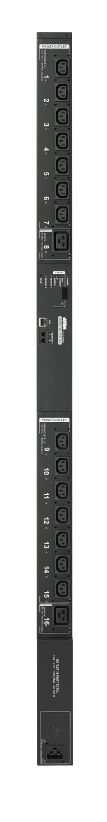 ATEN PE6216G-AX-G unité de distribution d'énergie 16 sortie(s) CA 0U Noir