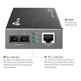 Convertisseur TP-Link RJ45 Gigabit / fibre optique multimode