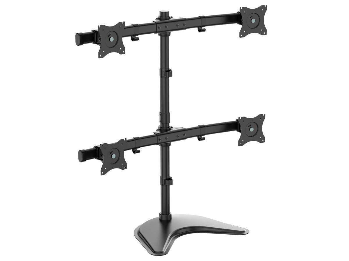EATON TRIPPLITE Quad-Display Desktop Monitor Stand for 13inch to 27inch Flat-Screen Displays