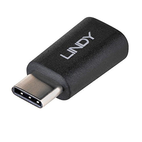 LINDY USB 2.0 Adaptor Type C / Micro-B USB Type C plug / Type Micro-B coupling