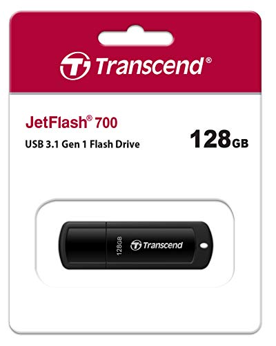 TRANSCEND 128Go JETFLASH 700 USB 3.0 black