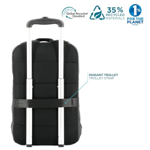 Trendy Backpack 14-17 Black 35% RECYCLED