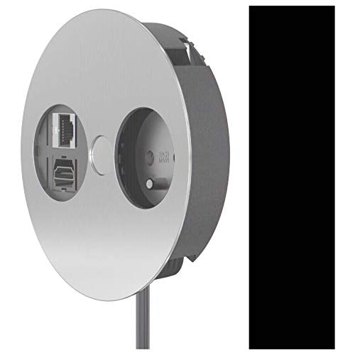 BACHMANN Multiprise encastrable TWIST 1 prise + 2 emplacements