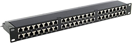 Panneau de brassage 19" 1U 48 ports CAT6 STP