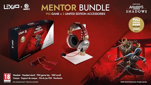 LEXIP X UBISOFT Assassins Creed Shadows MENTOR Box PS5 Game Headset/Stand