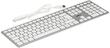 CHERRY Clavier KC 6000 SLIM USB argent/blanc