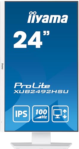 "iiyama XUB2492HSU-W6 écran plat de PC 60,5 cm (23.8"") 1920 x 1080 pixels Full HD LED Blanc"