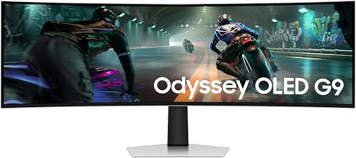"Samsung G91SD écran plat de PC 124,5 cm (49"") 5120 x 1440 pixels Dual QHD OLED Argent"