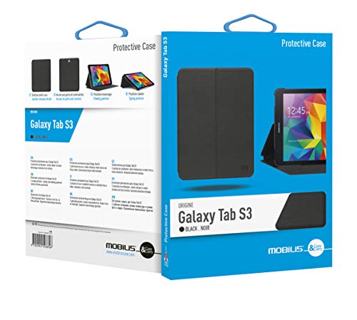 MOBILIS Protection à rabat Origine pour Galaxy Tab S3 - Noir