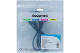 DACOMEX Sachet cordon d alimentation PC CEE7 / C13 noir - 1,8 m