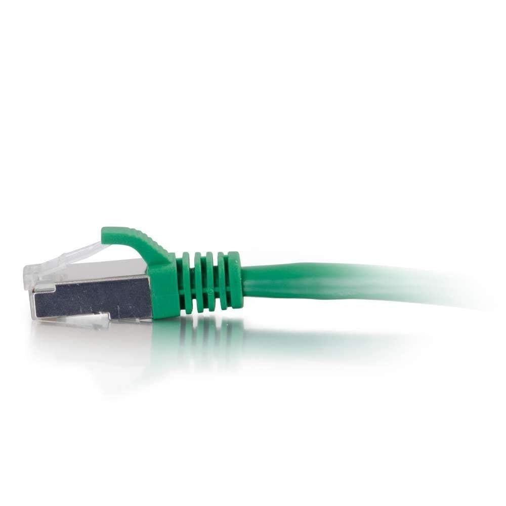 Cordon RJ45 catégorie 6 F/UTP LSOH snagless vert - 0,3 m