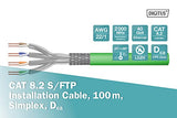 Digitus DK-1843-VH-1 câble de réseau Vert Cat8.2 S/FTP (S-STP)