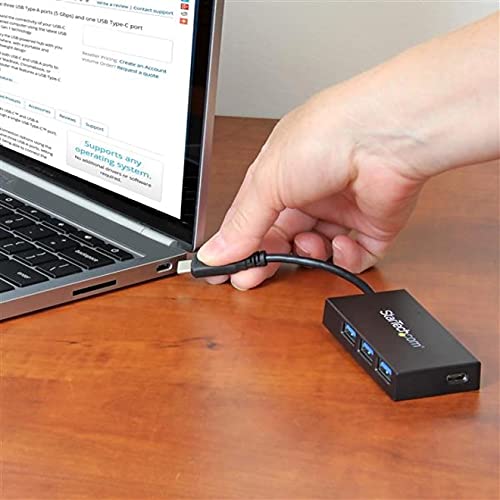 4 Port USB C Hub - C to C+A - USB 3.0