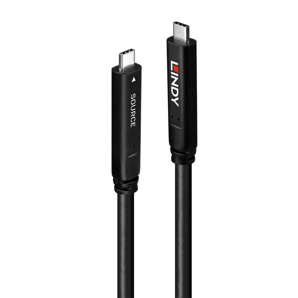 LINDY 10m USB 3.2 Gen 1 & DP 1.4 Type C Hybrid Cable